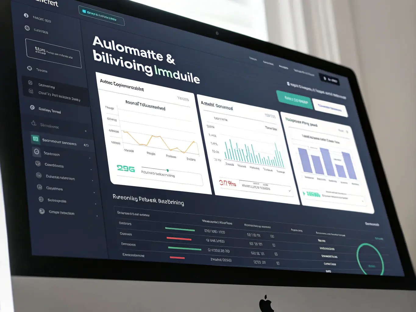A clean and intuitive billing dashboard showing automated invoicing, secure payment processing, and transparent billing records, highlighting the Smart Payment Tools feature of XenMedCare.